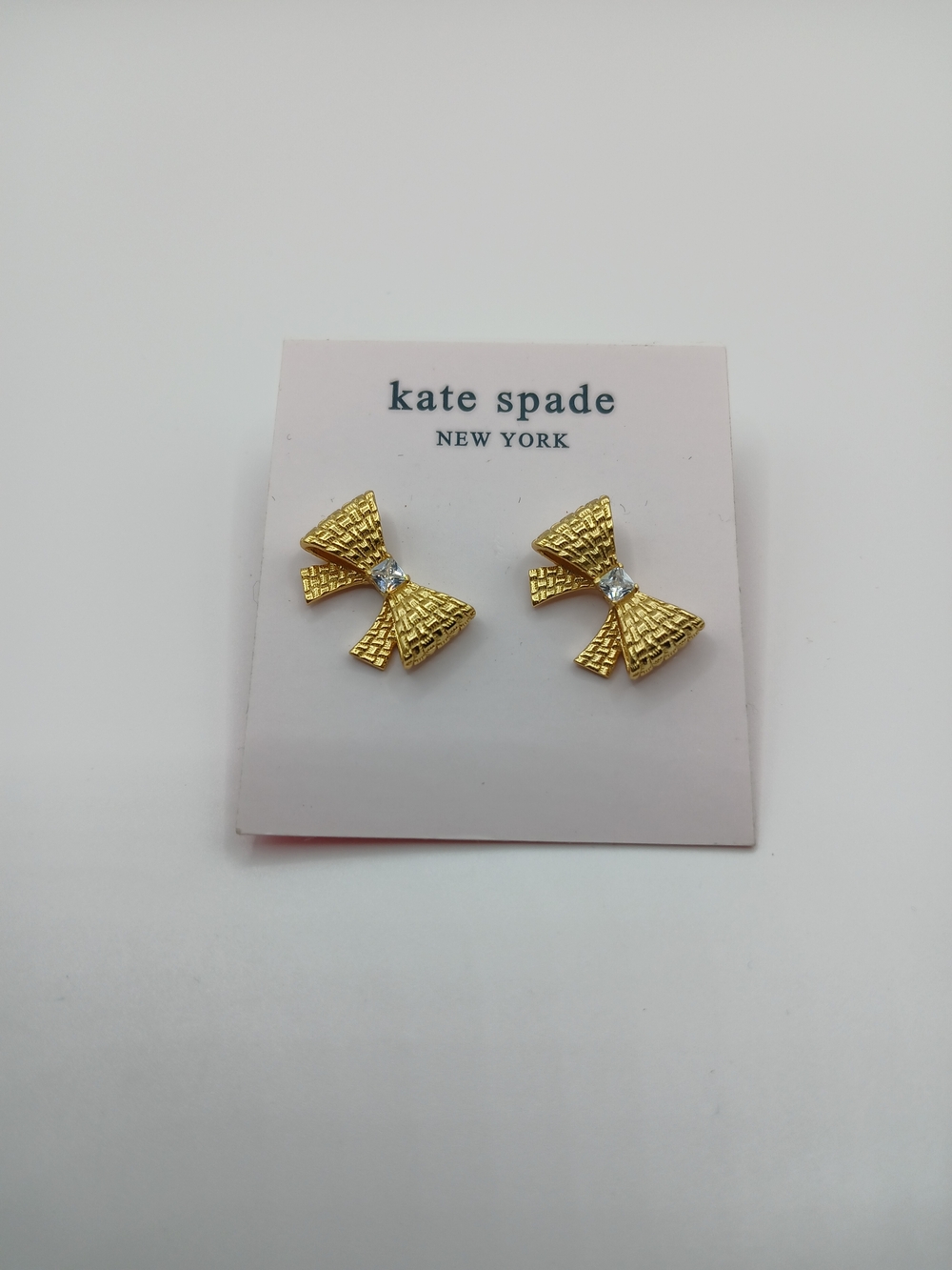 Kate Spade Wrapped In A Bow Studs NEW